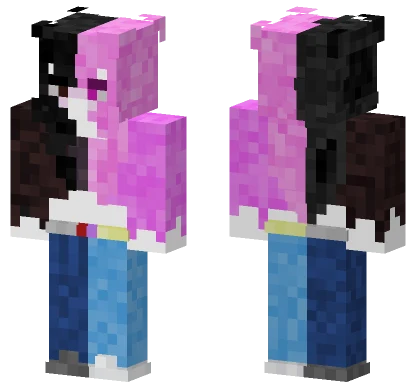 Bpg Pink And Blue Minecraft skin