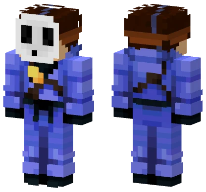 Bpkninja Blue Suit Minecraft skin