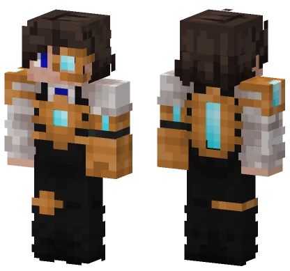 Brandon Cyborg Minecraft skin