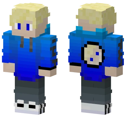 Brensono Blue Outfit Minecraft skin