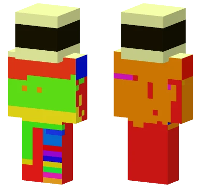 Brightly Colored Jester Minecraft skin
