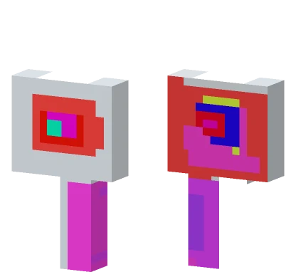 Brightly Colored Robot Minecraft skin