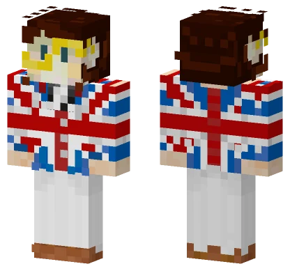 British Flag Outfit Minecraft skin