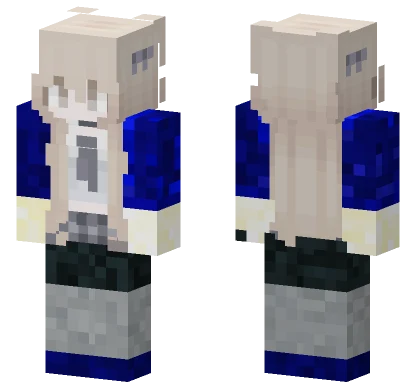 British Schoolgirl Uniform Minecraft skin