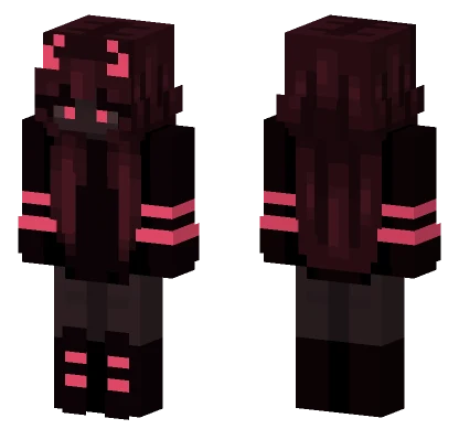 Broken Hearted Demon Minecraft skin