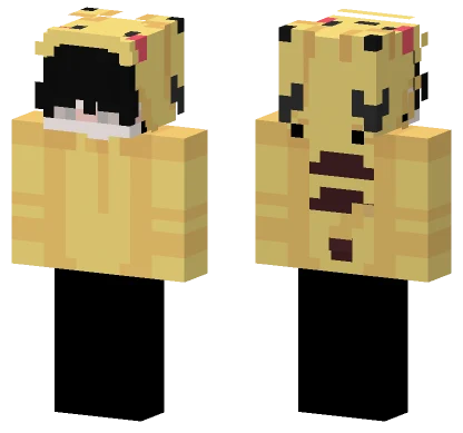 Broken Pikachu Minecraft skin