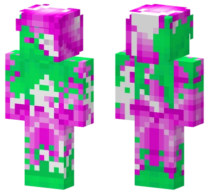 Broken Pink Steve Minecraft skin