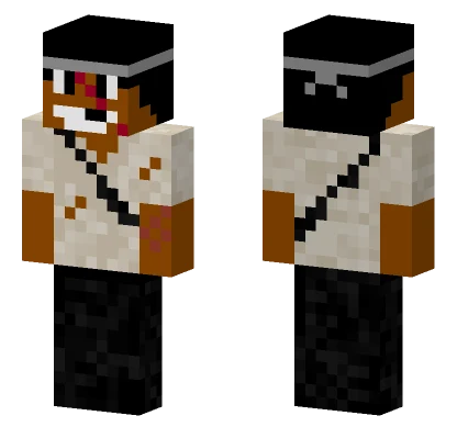 Brown and Black Hoodie Minecraft skin