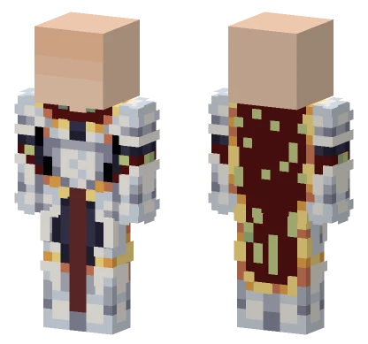 Brown And White Robot Minecraft skin