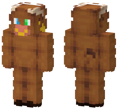 Brown Antlered Creature Minecraft skin