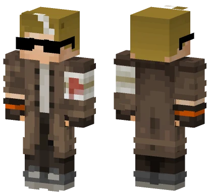 Brown Bandage Outfit Minecraft skin