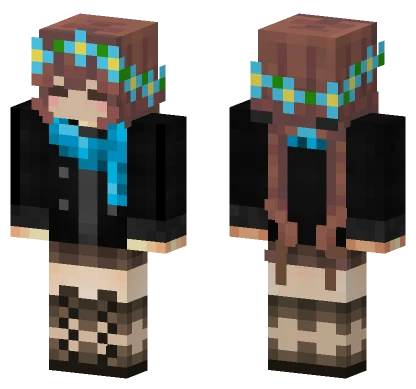 Brown Bear Hoodie Minecraft skin