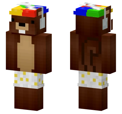 Brown Bear Pajamas Minecraft skin