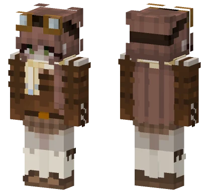 Brown Bear Skin Minecraft skin
