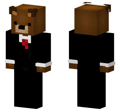 Brown Bear Suit Minecraft skin
