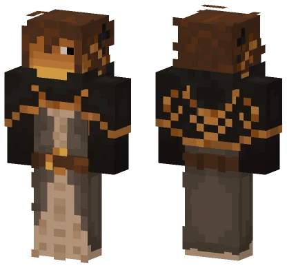 Brown Bear Warrior Minecraft skin