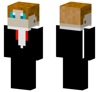 Brown Business Teen Minecraft skin