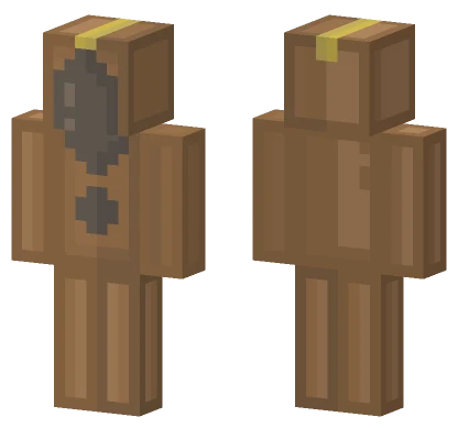 Brown Cardboard Box Minecraft skin