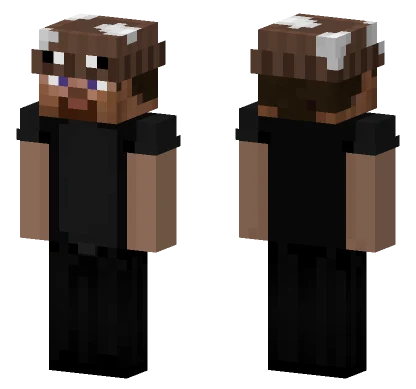 Brown Cow Boy Minecraft skin