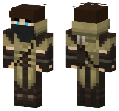 Brown Cowboy Hat Skin Minecraft skin
