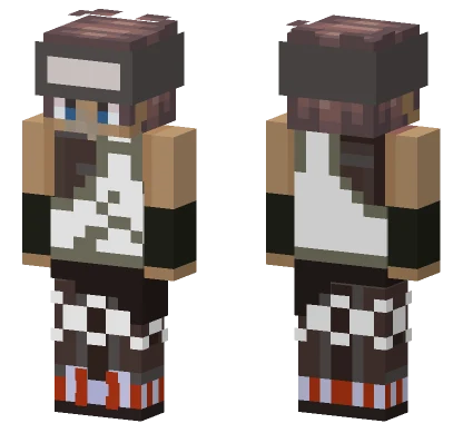 Brown Cowboy Outfit Minecraft skin