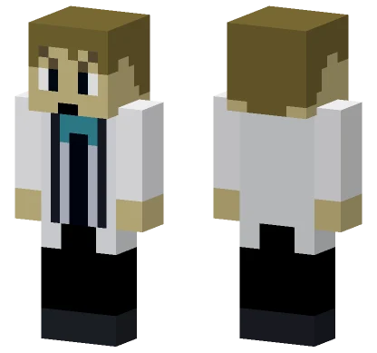 Brown Dog Scientist Minecraft skin