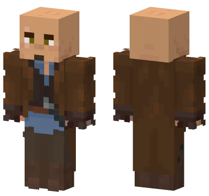 Brown Farmer Outfit Minecraft skin