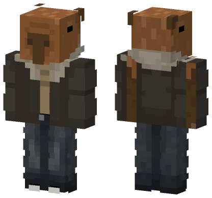 Brown Fox Explorer Minecraft skin