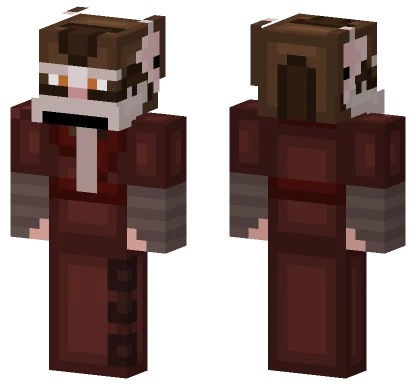 Brown Furry Creature Minecraft skin