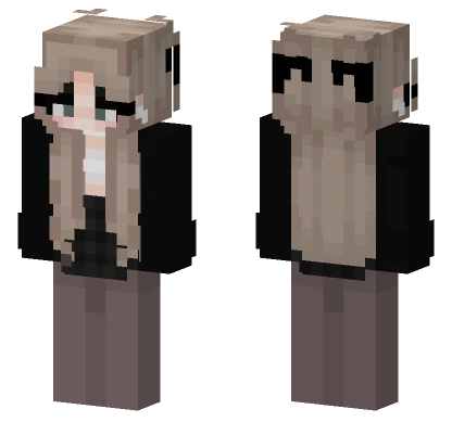 Brown Hair Girl Minecraft skin