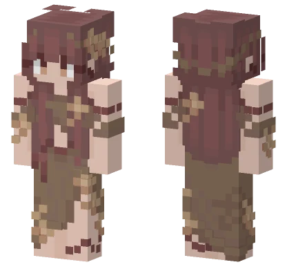 Brown Hair Girl Minecraft skin