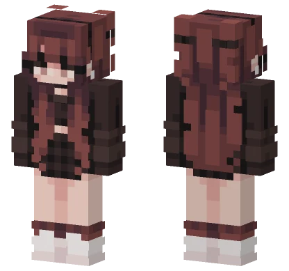 Brown Hair Girl Minecraft skin
