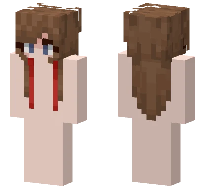 Brown Hair Girl Minecraft skin