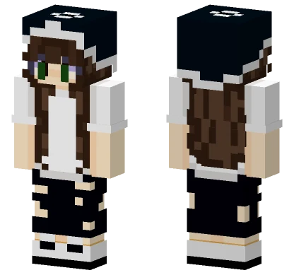 Brown Hair Girl Minecraft skin