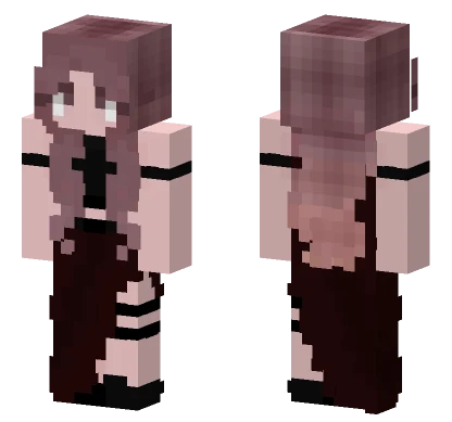 Brown Hair Girl Minecraft skin