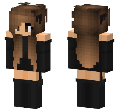Brown Hair Girl Minecraft skin