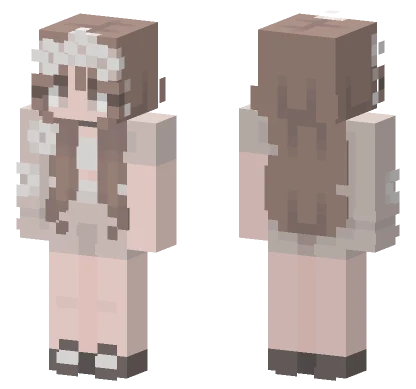 Brown Hair Girl Minecraft skin