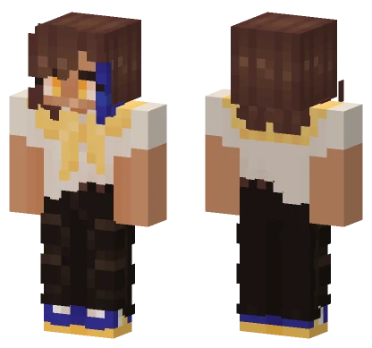 Brown Hair Girl Minecraft skin