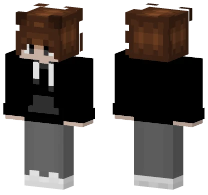 Brown Hair School Boy Minecraft skin