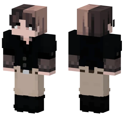 Brown Hair School Uniform Minecraft skin