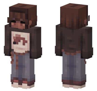 Brown Haired Adventurer Minecraft skin