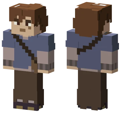 Brown Haired Adventurer Minecraft skin