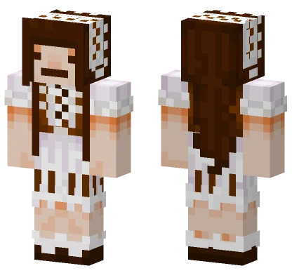 Brown Haired Baker Minecraft skin