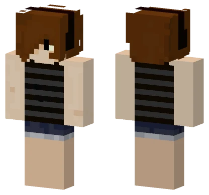 Brown Haired Boy Minecraft skin