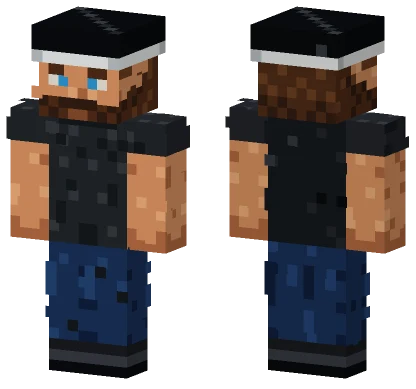 Handyman 2.0 Blue Hoodie Minecraft skin