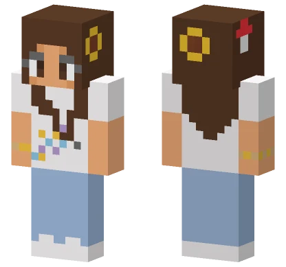 Brown Haired Chef Minecraft skin