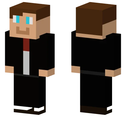 Brown Haired Gentleman Minecraft skin