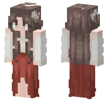 Brown Haired Girl Minecraft skin