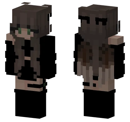 Brown Haired Girl Minecraft skin