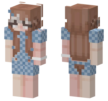 Brown Haired Girl Minecraft skin